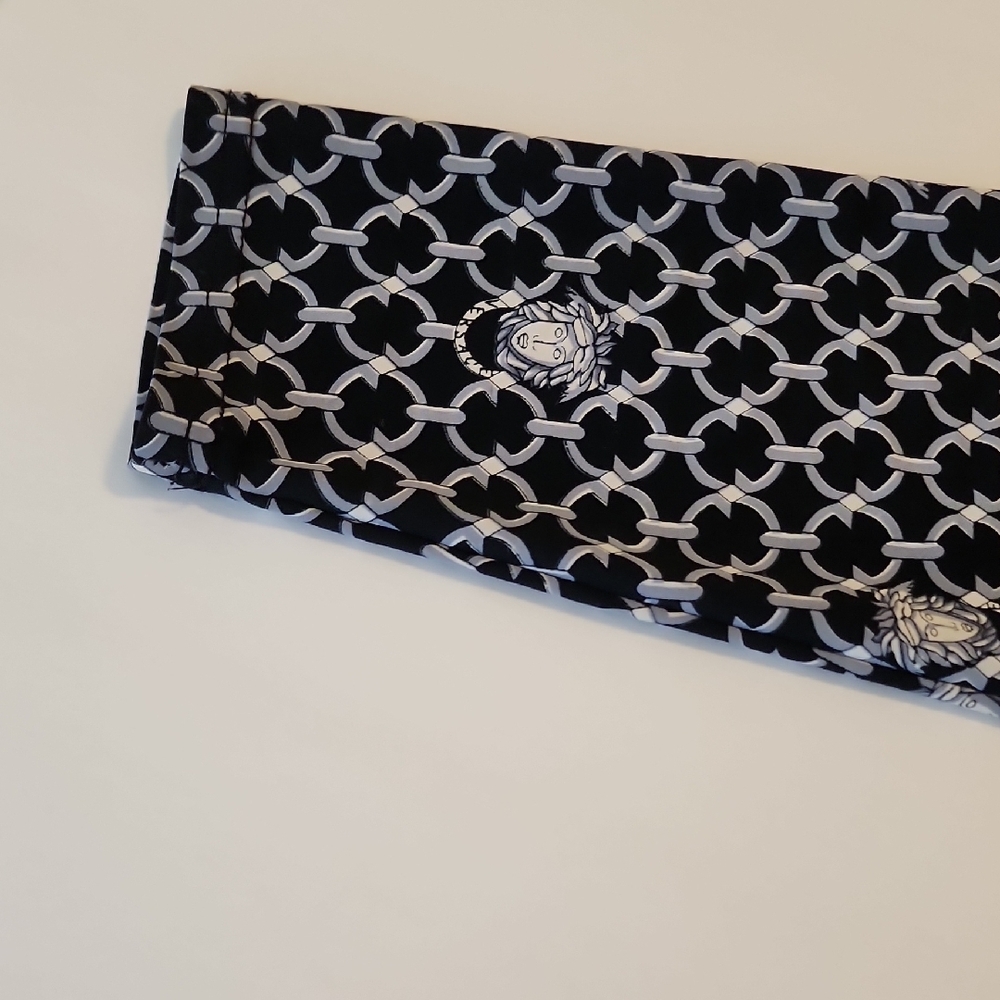 Versace Black and White Geometric Long Sleeve Top - Picture 8 of 15